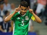 Diego Reyes in action for Mexico on June 21, 2017