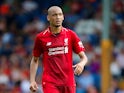 Liverpool midfielder Fabinho in action during a pre-season friendly with Bury in July 2018