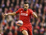 Jose Enrique in action for Liverpool in the FA Cup in January 2015
