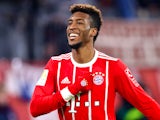 Kingsley Coman in action for Bayern Munich on December 2, 2017