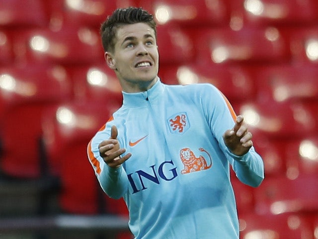 Marco van Ginkel during a Netherlands training session in March 2016
