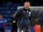 Michael Appleton in charge of Leicester City in the EFL Cup on October 24, 2017