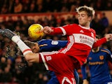 Patrick Bamford in action for Middlesbrough on February 20, 2018
