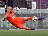 Pepe Reina in action for Napoli on April 29, 2018