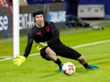 Petr Cech in action for Arsenal in the Europa League on April 12, 2018