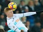 Sam Clucas in action for Swansea City on March 3, 2018