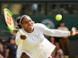 Serena Williams in action during the Wimbledon final on July 14, 2018