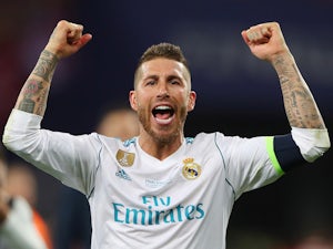 Real Madrid captain Sergio Ramos celebrates after winning the Champions League final against Liverpool in May 2018