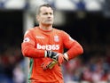 Shay Given in action for Stoke City in August 2016