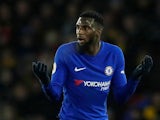 Chelsea midfielder Tiemoue Bakayoko in action during a Premier League clash with Watford in February 2018