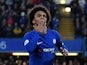 Chelsea's Willian celebrates scoring their first goal against Crystal Palace on March 10, 2018