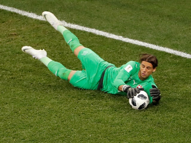 Switzerland goalkeeper Yann Sommer in action during the World Cup group match with Costa Rica in June 2018