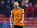 Barry Douglas in action for Wolverhampton Wanderers on March 30, 2018