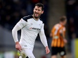 David Nugent in action for Derby County on December 26, 2017