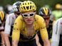 Geraint Thomas of Team Sky in action during the Tour de France on July 25, 2018