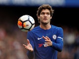 Marcos Alonso in action for Chelsea in the FA Cup on January 28, 2018