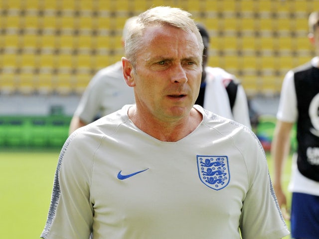 Coach of England U19s Paul Simpson on July 26, 2018