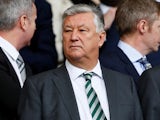 Celtic chief executive Peter Lawwell in the stands on April 29, 2018 
