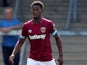 Reece Oxford in action during West Ham United's pre-season friendly against Wycombe Wanderers at Adams Park on July 14