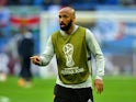 Thierry Henry during Belgium's warm-up session at the World Cup on July 10, 2018