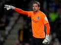 Tim Krul in action for Brighton & Hove Albion in the EFL Cup on September 17, 2017