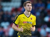 Tommie Hoban in action for Watford in July 2016
