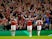 Arsenal players celebrate the equaliser during the pre-season friendly between Chelsea and Arsenal on August 1, 2018