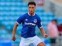 Antonee Robinson in action for Everton in pre-season on July 24, 2018