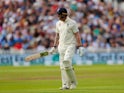 A dejected Ben Stokes exits the field during the first day of the second Test between England and India on August 1, 2018