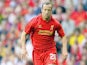 Charlie Adam in action for Liverpool in August 2012