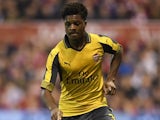 Chuba Akpom in action for Arsenal in September 2016