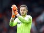 Jack Butland in action for Stoke City on April 28, 2018