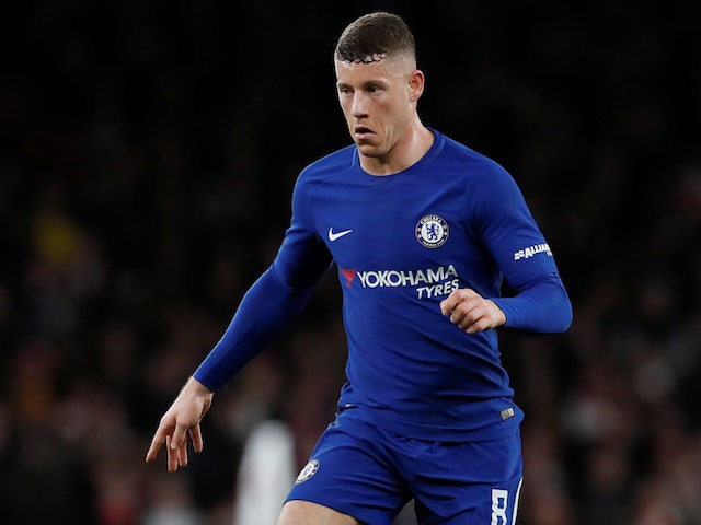 Ross Barkley in action for Chelsea in the EFL Cup on January 24, 2018