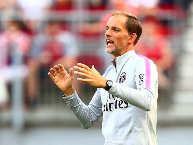 Thomas Tuchel in charge of PSG in pre-season on July 21, 2018