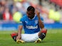Alfredo Morelos in action for Rangers on April 15, 2018