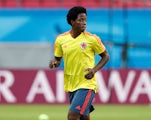 Carlos Sanchez in a COLOMBIA training session on June 23, 2018