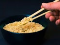 Generic picture of chopsticks in action