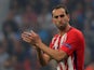 Diego Godin in action for Atletico Madrid in the Europa League final on May 16, 2018