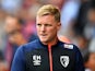 Bournemouth manager Eddie Howe watches on during his side's 2-0 win over Cardiff City in the Premier League on August 11, 2018