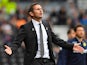 Derby County boss Frank Lampard watches on during his side's Championship clash with Leeds United on August 11, 2018 