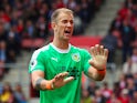 Joe Hart in action during the Premier League game between Southampton and Burnley on August 12, 2018
