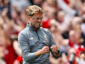 An understated Jurgen Klopp during the Premier League game between Liverpool and West Ham United on August 12, 2018