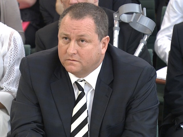 Mike Ashley pictured in June 2016