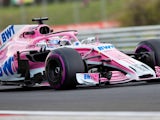 Sergio Perez in action for Force India in July 2018