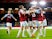 Burnley midfielder Jack Cork celebrates with teammates after scoring during his side's Europa League qualifier with Istanbul Basaksehir on August 16, 2018