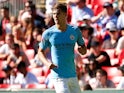 John Stones in action for Manchester City during the Community Shield on Auugust 7, 2018