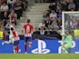 Real Madrid striker Karim Benzema scores the equaliser during his side's UEFA Super Cup clash with Atletico Madrid on August 15, 2018