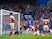 Marcos Alonso celebrates scoring Chelsea's late winner against Arsenal on August 18, 2018