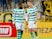 Olivier Ntcham and Jozo Simunovic look dejected after the opposition's second during the Champions League qualifying game between AEK Athens and Celtic on August 14, 2018