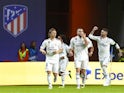 Real Madrid captain Sergio Ramos celebrates after scoring in his side's UEFA Super Cup clash with Atletico Madrid on August 15, 2018